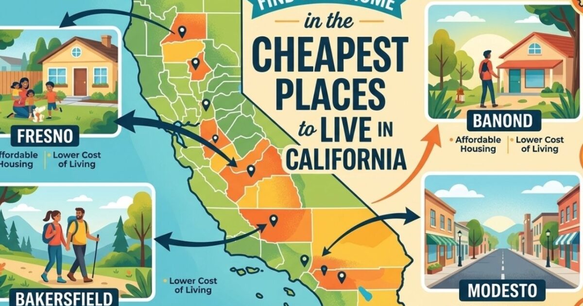 Find Your Home in the Cheapest Places to Live in California
